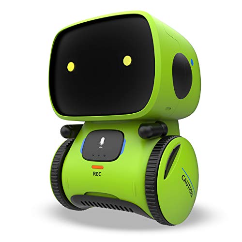 Remoking Intelligent Roboter Kinder Spielzeug Interaktives Roboter Lernspielzeug Geschenke Fur Jungen Madchen Touch Steuerung Sprachsteuerung Sprachaufnahme Nachsprechen Tanzen Musik Grun Robots24